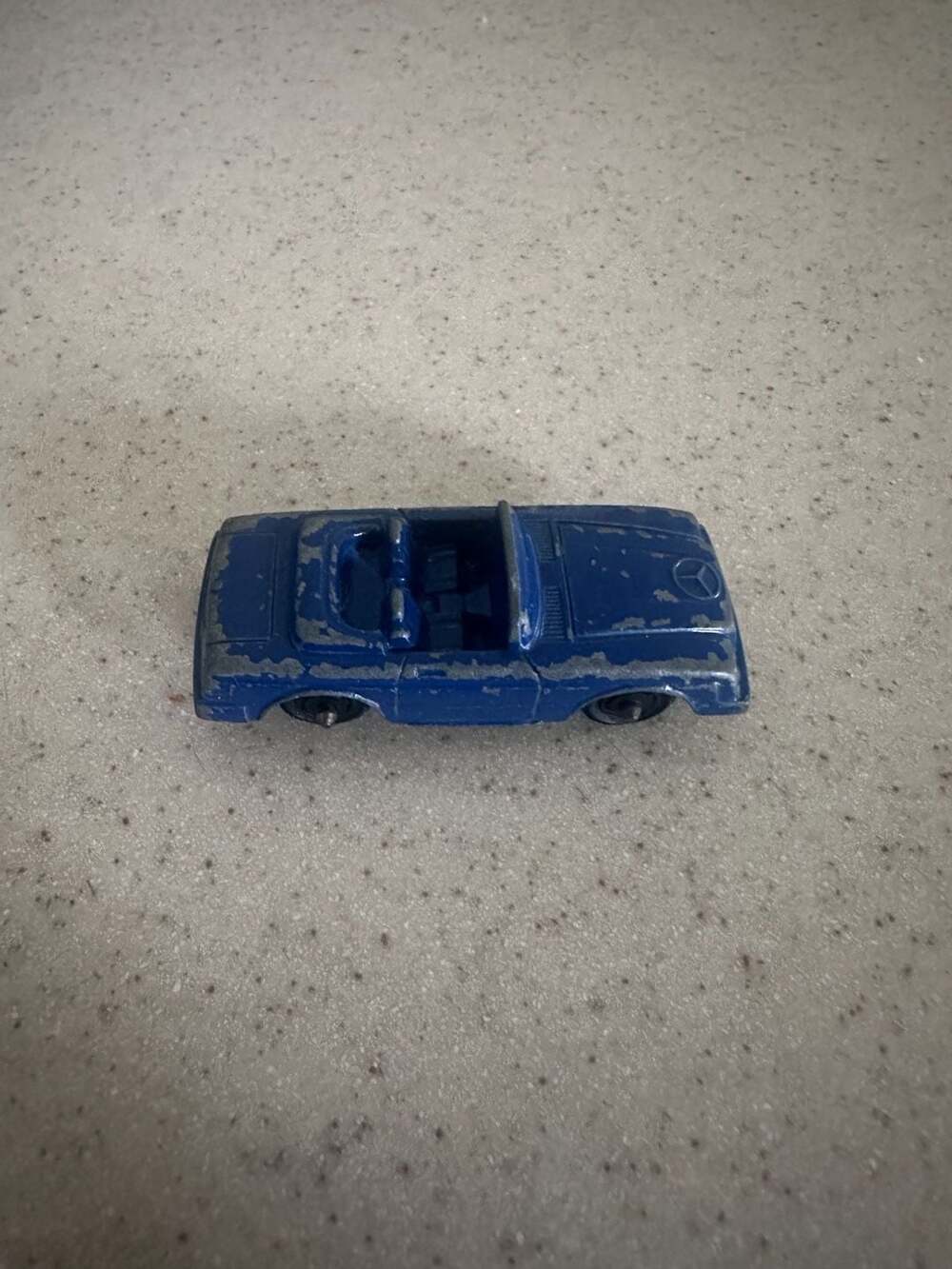 Vintage Tootsietoy Mercedes-Benz Convertible Diecast Car Blue